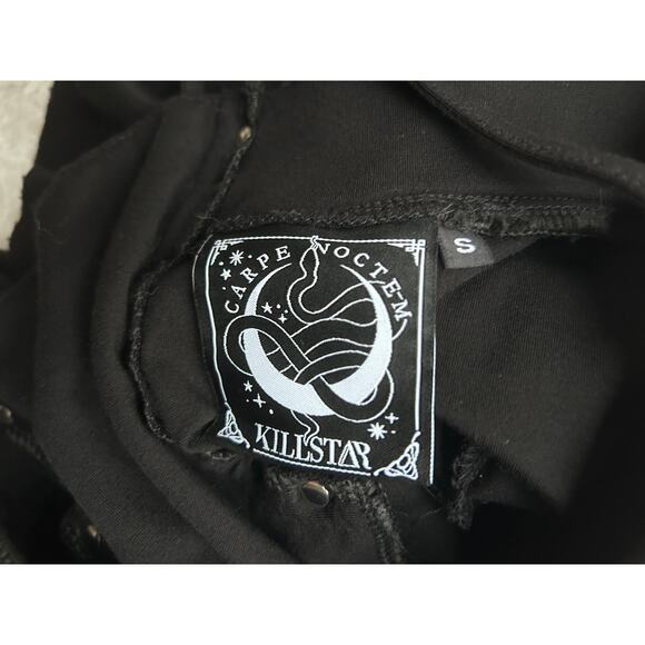 Killstar Black Endora Pleated Mini Skirt Size Small - Picture 9 of 9